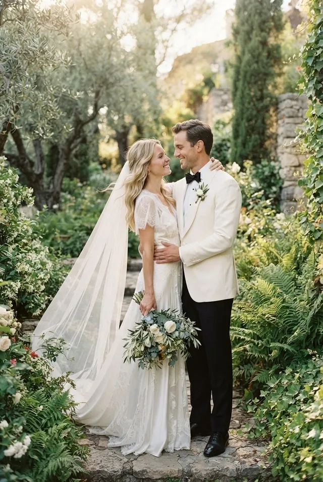 La même photo de mariage après développement par Imagen AI